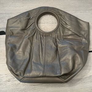HOBO Giorgia Clutch Metallic Taupe